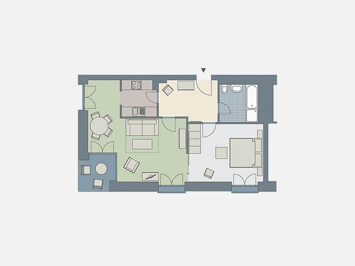 Kaiservillen Heringsdorf - Ferienwohnung Mit 1 Schlafzimmer Und Terrasse D102 Exterior foto